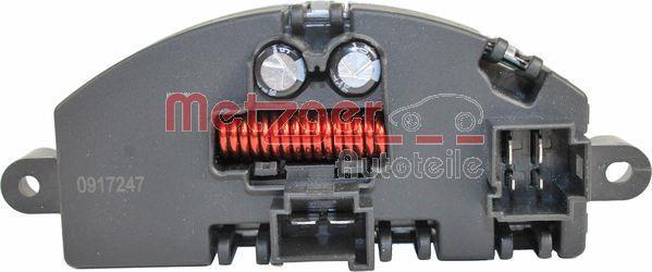 Resistencia, ventilador habitáculo METZGER ref. 0917247